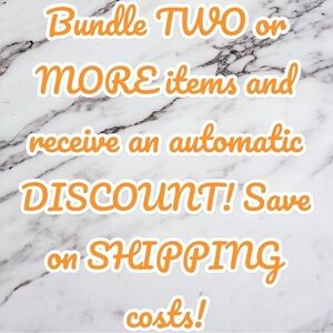 Bundle two or more items to save on shipping‎ costs!